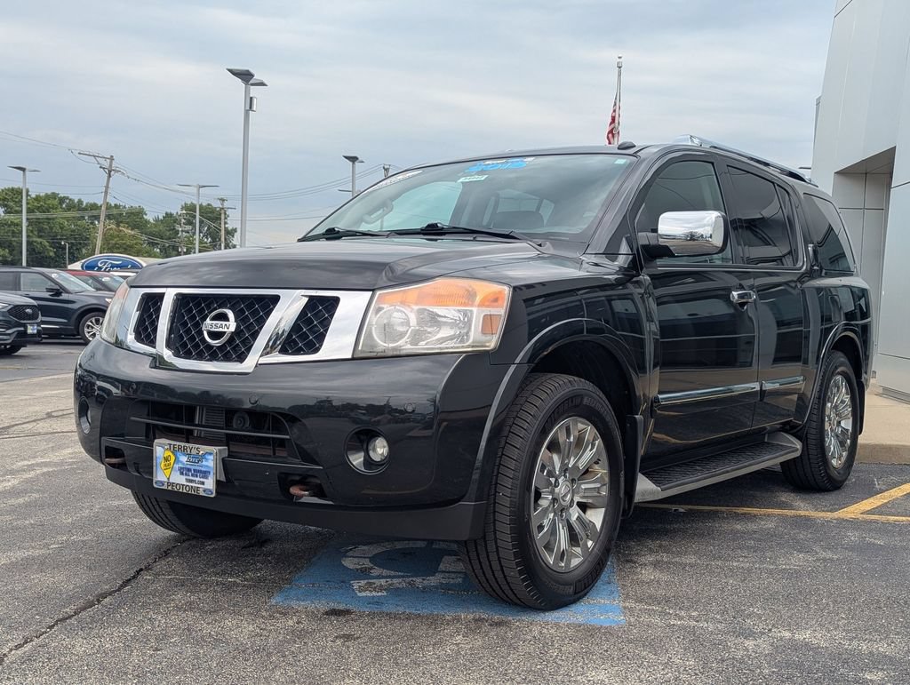 Used 2015 Nissan Armada Platinum w/ 2nd Row Captain Seat Package AWD/4WD image 7