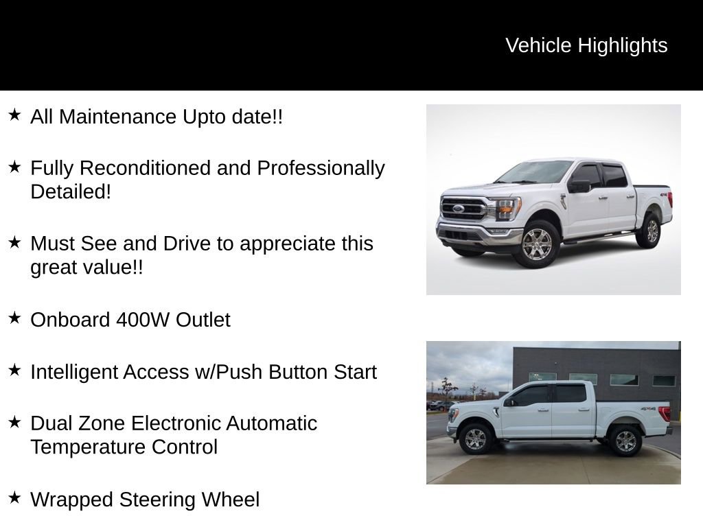 Certified 2023 Ford F150 XLT w/ Equipment Group 302A High image 31