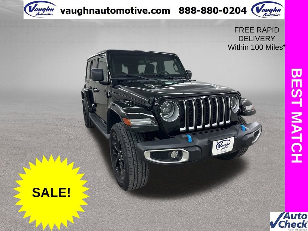 Used 2023 Jeep Wrangler Unlimited Sahara w/ Cold Weather Group AWD/4WD 360° Tour