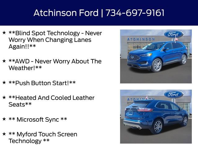 Certified 2024 Ford Edge Titanium w/ Equipment Group 301A AWD/4WD image 8
