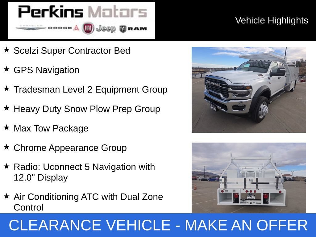 New 2026 RAM 5500 Tradesman w/ Chrome Appearance Group AWD/4WD image 3