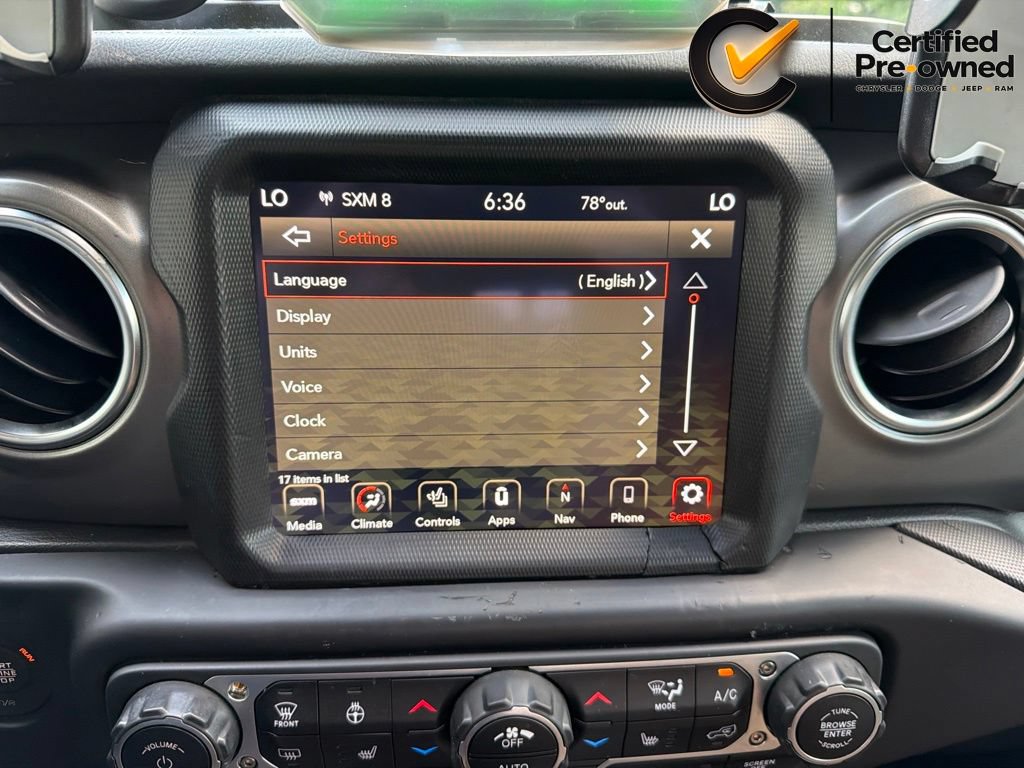 Certified 2023 Jeep Gladiator Rubicon w/ Cold Weather Group AWD/4WD image 93