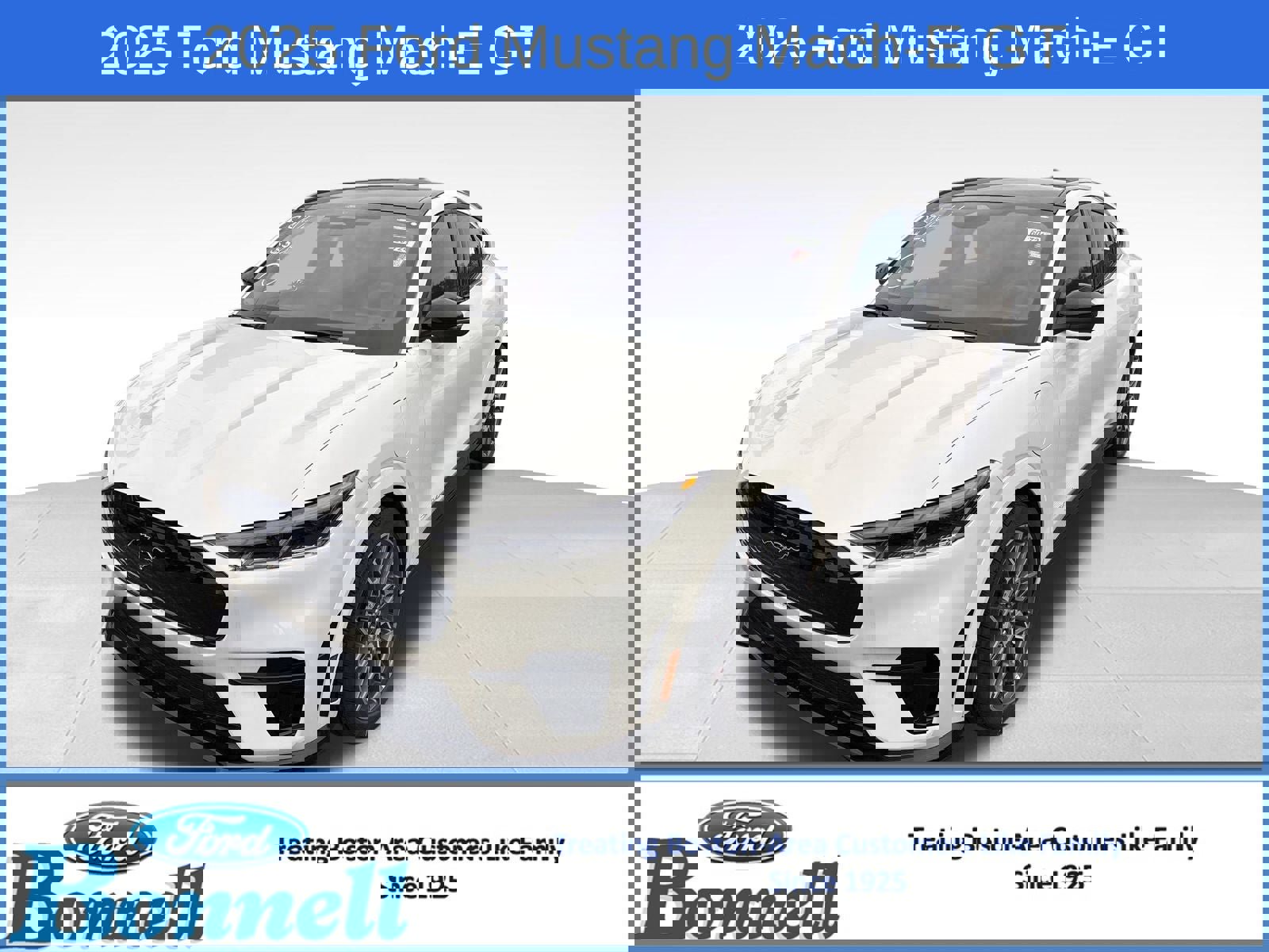 New 2025 Ford Mustang Mach-E GT w/ Interior Protection Package