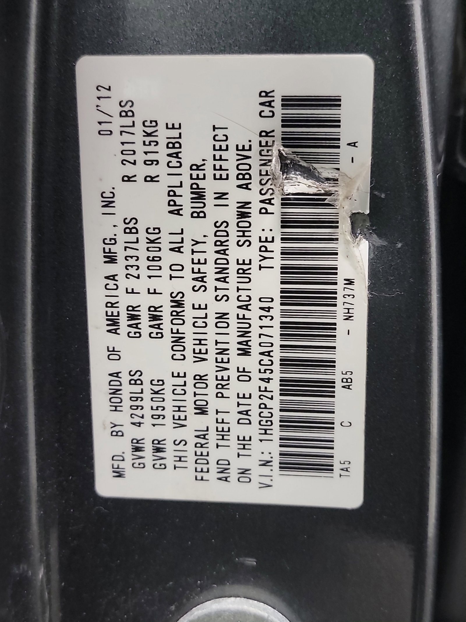 Used 2012 Honda Accord LX image 31