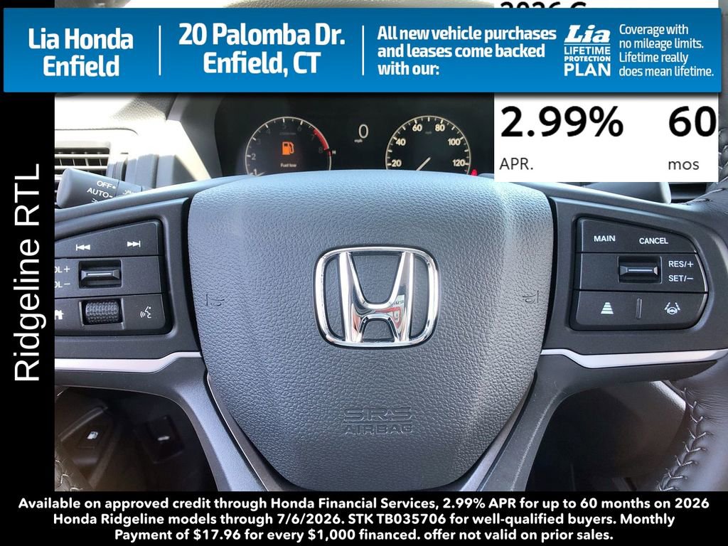 New 2026 Honda Ridgeline RTL image 15