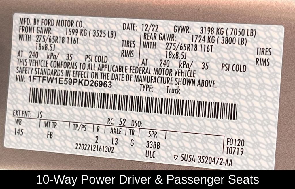 Used 2023 Ford F150 XLT w/ Equipment Group 302A High image 34