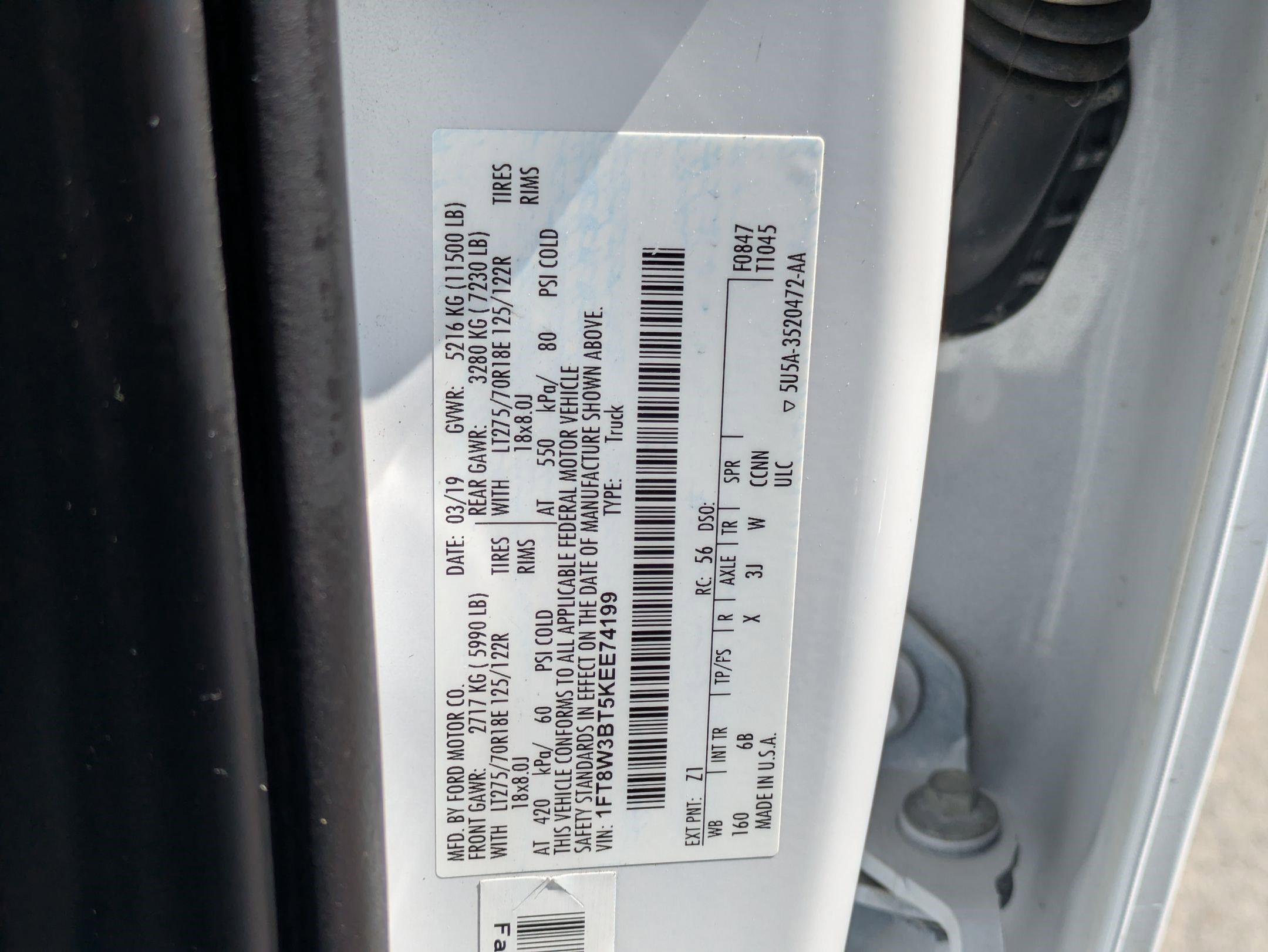 Used 2019 Ford F350 Lariat w/ Lariat Value Package AWD/4WD image 32