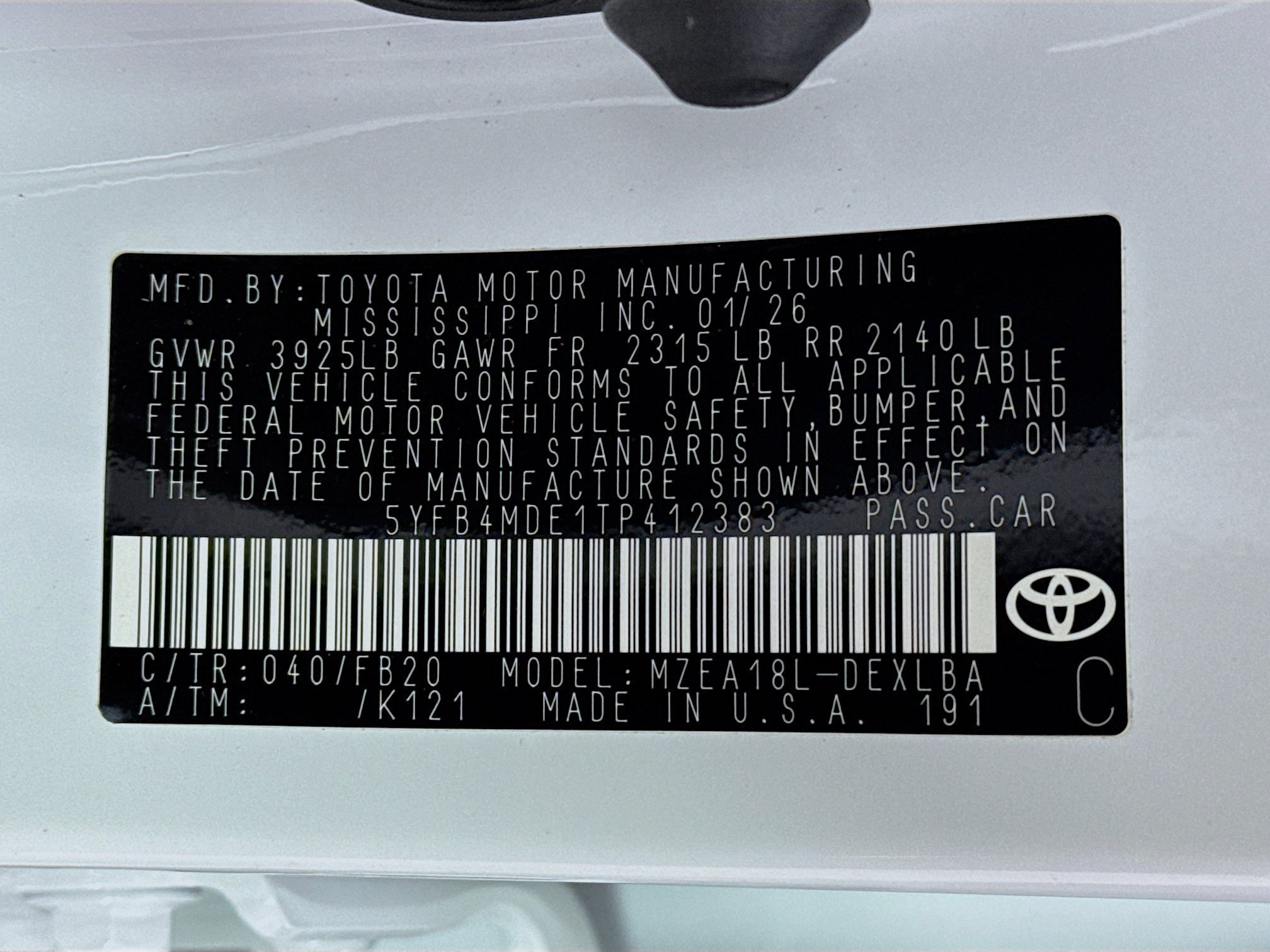 Certified 2026 Toyota Corolla LE FWD image 30