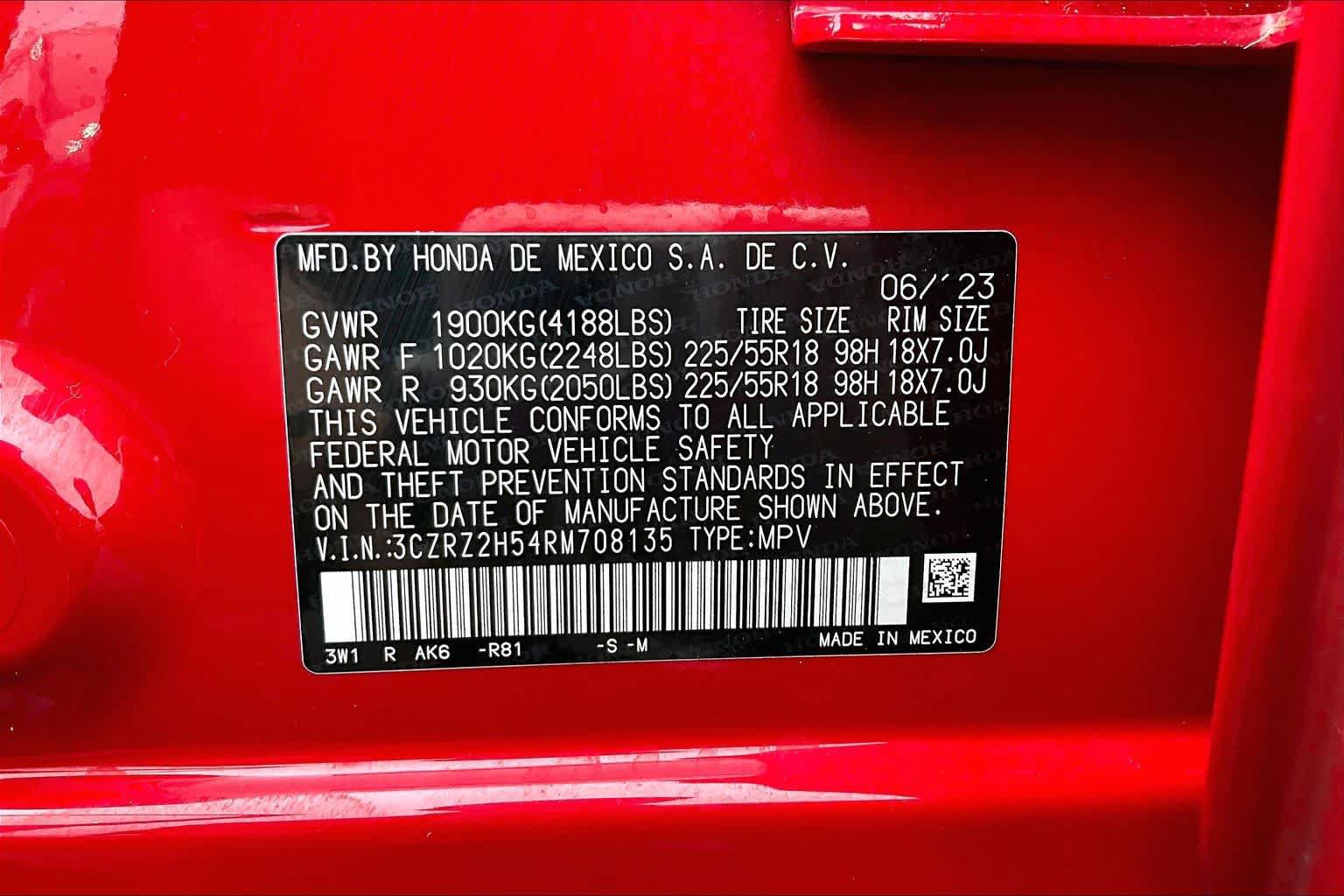 Used 2024 Honda HR-V Sport image 35