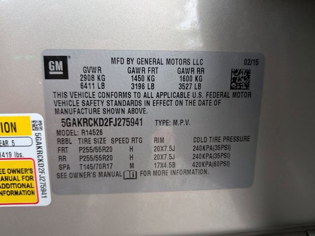 Used 2015 Buick Enclave Premium w/ Experience Buick Package FWD image 32