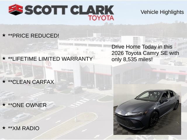 Used 2026 Toyota Camry SE w/ Multimedia Upgrade Package FWD image 13
