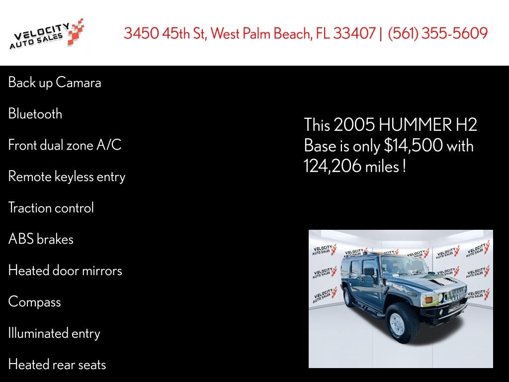 Used 2005 HUMMER H2 4D Sport Utility image 27