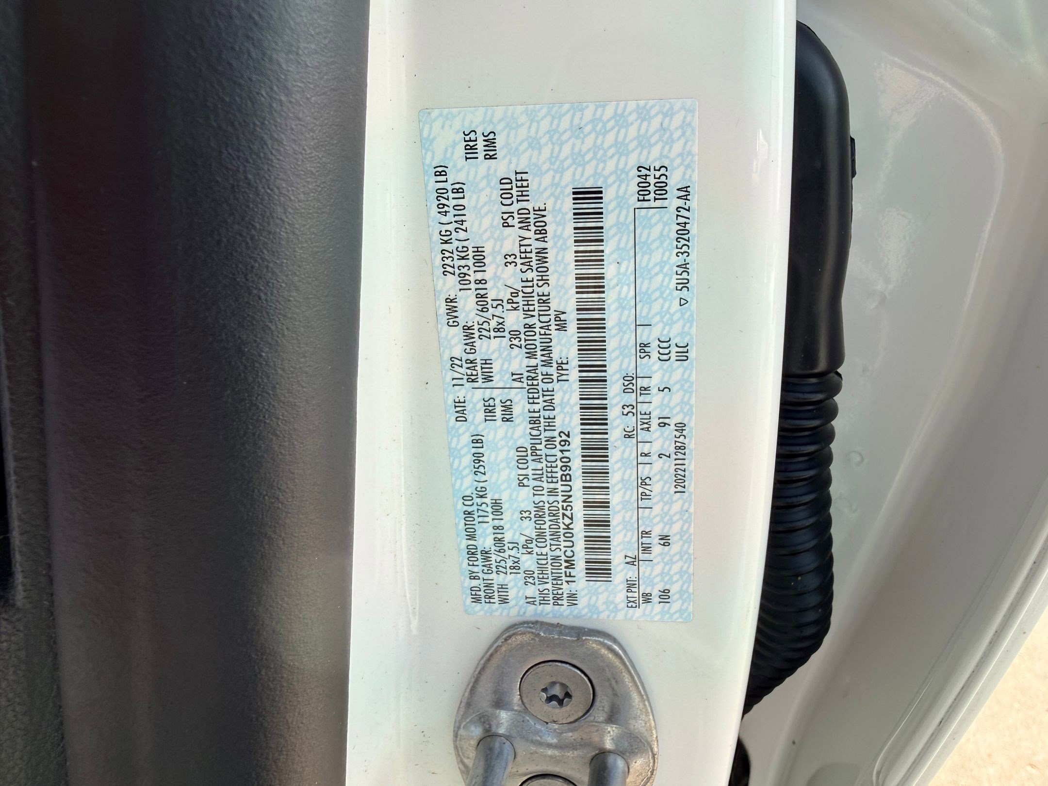 Used 2022 Ford Escape SEL w/ Technology Package image 18