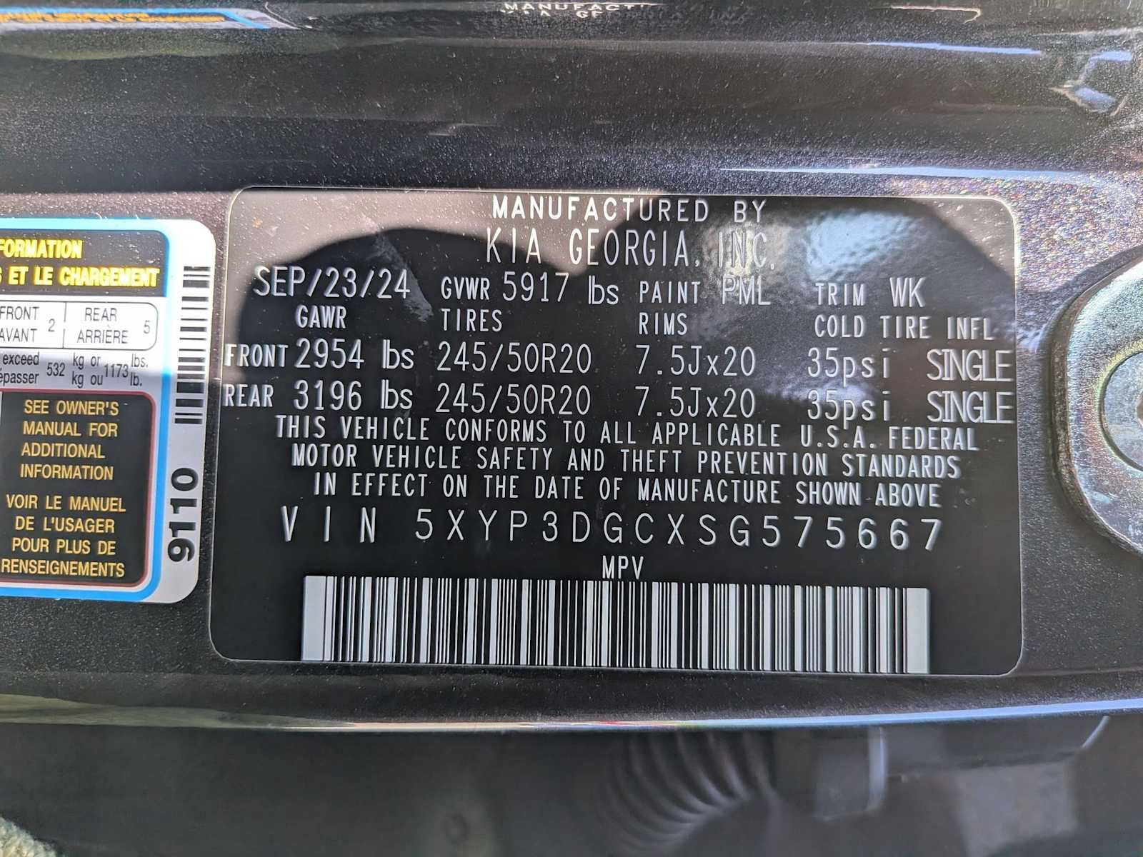 Used 2025 Kia Telluride EX w/ EX Captain's Chair Package AWD/4WD image 40
