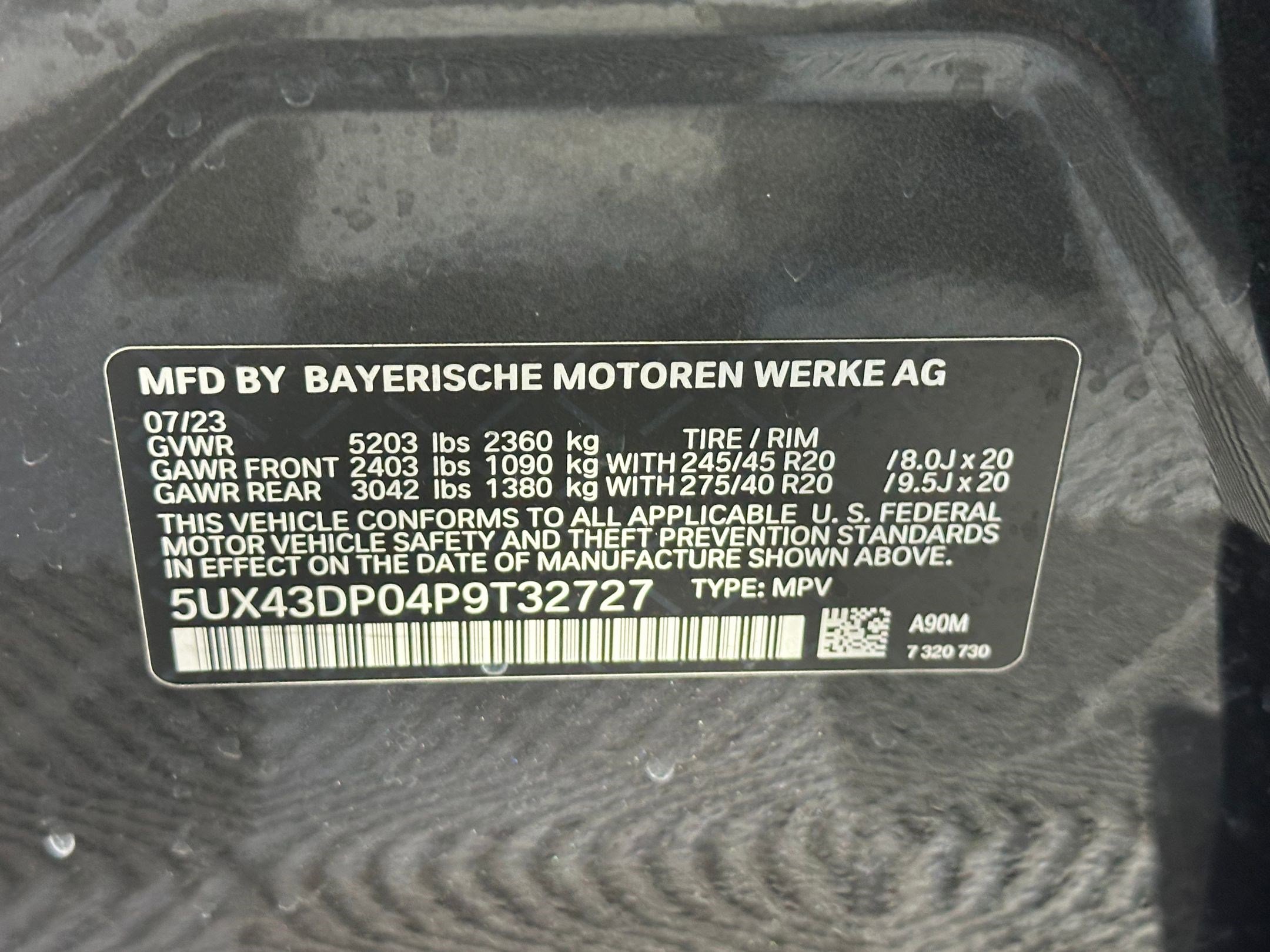 Certified 2023 BMW X3 sDrive30i w/ M Sport Package image 20