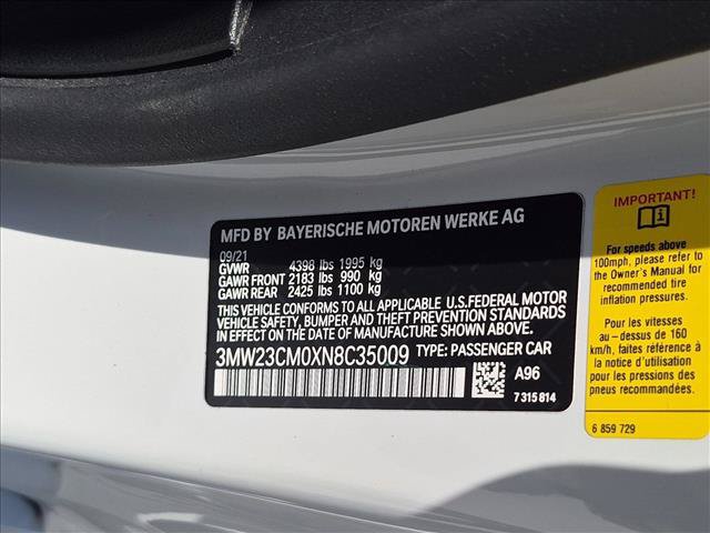 Used 2022 BMW 230i Coupe w/ Premium Package RWD image 26