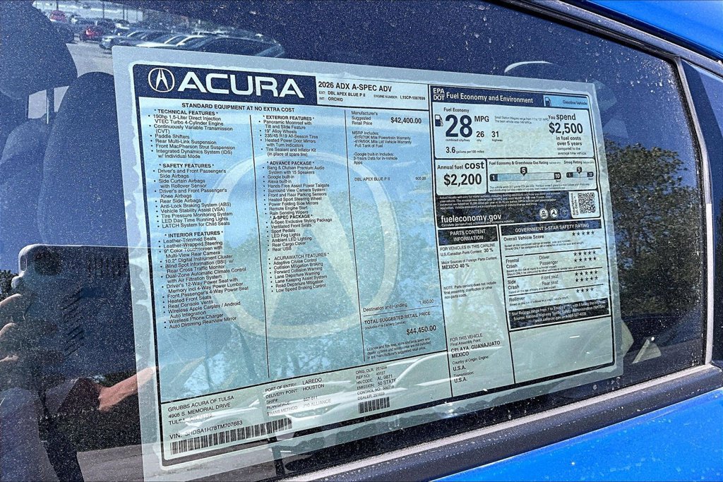 New 2026 Acura ADX A-Spec w/ Advance Package FWD image 41