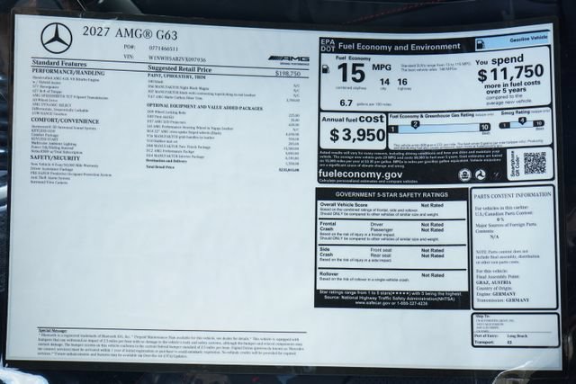New 2027 Mercedes-Benz G 63 AMG 4MATIC image 41