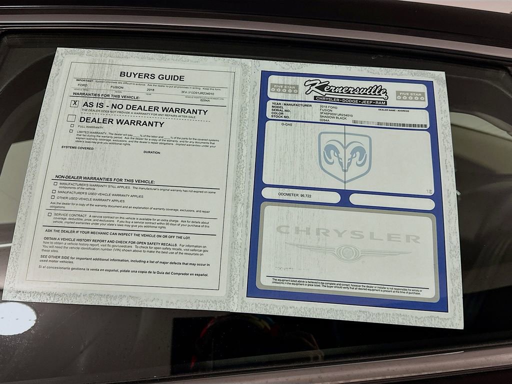 Used 2018 Ford Fusion Titanium AWD/4WD image 37