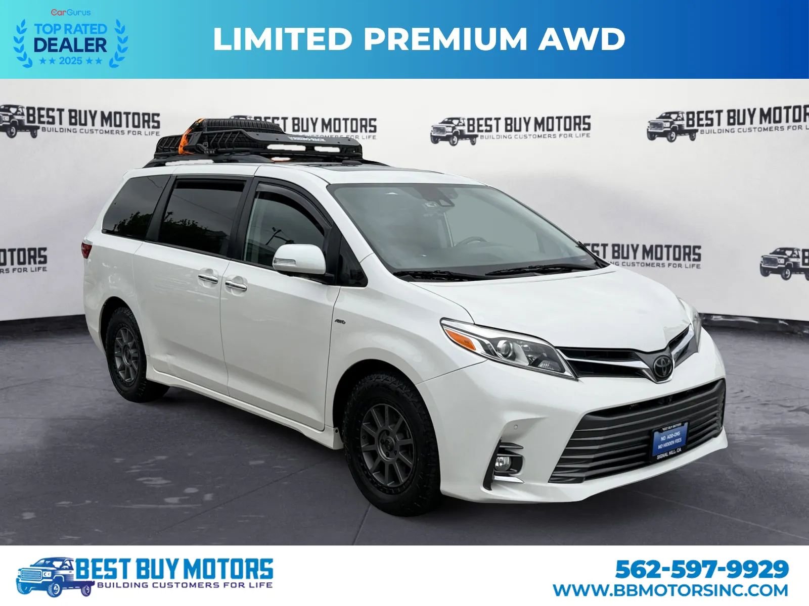 Used 2019 Toyota Sienna Limited Premium w/ Carpet Mat Package AWD/4WD image 1