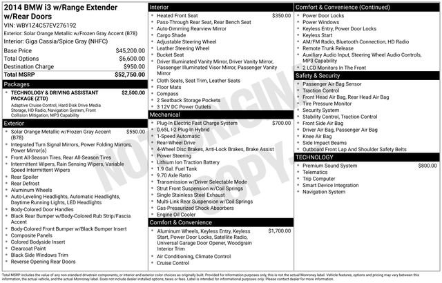Used 2014 BMW i3 w/ Range Extender video 4