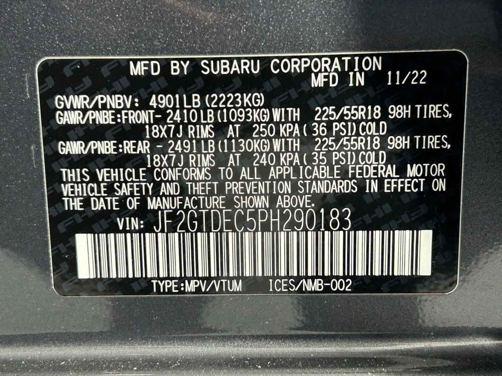 Used 2023 Subaru Crosstrek Hybrid w/ Popular Package #3 AWD/4WD image 38