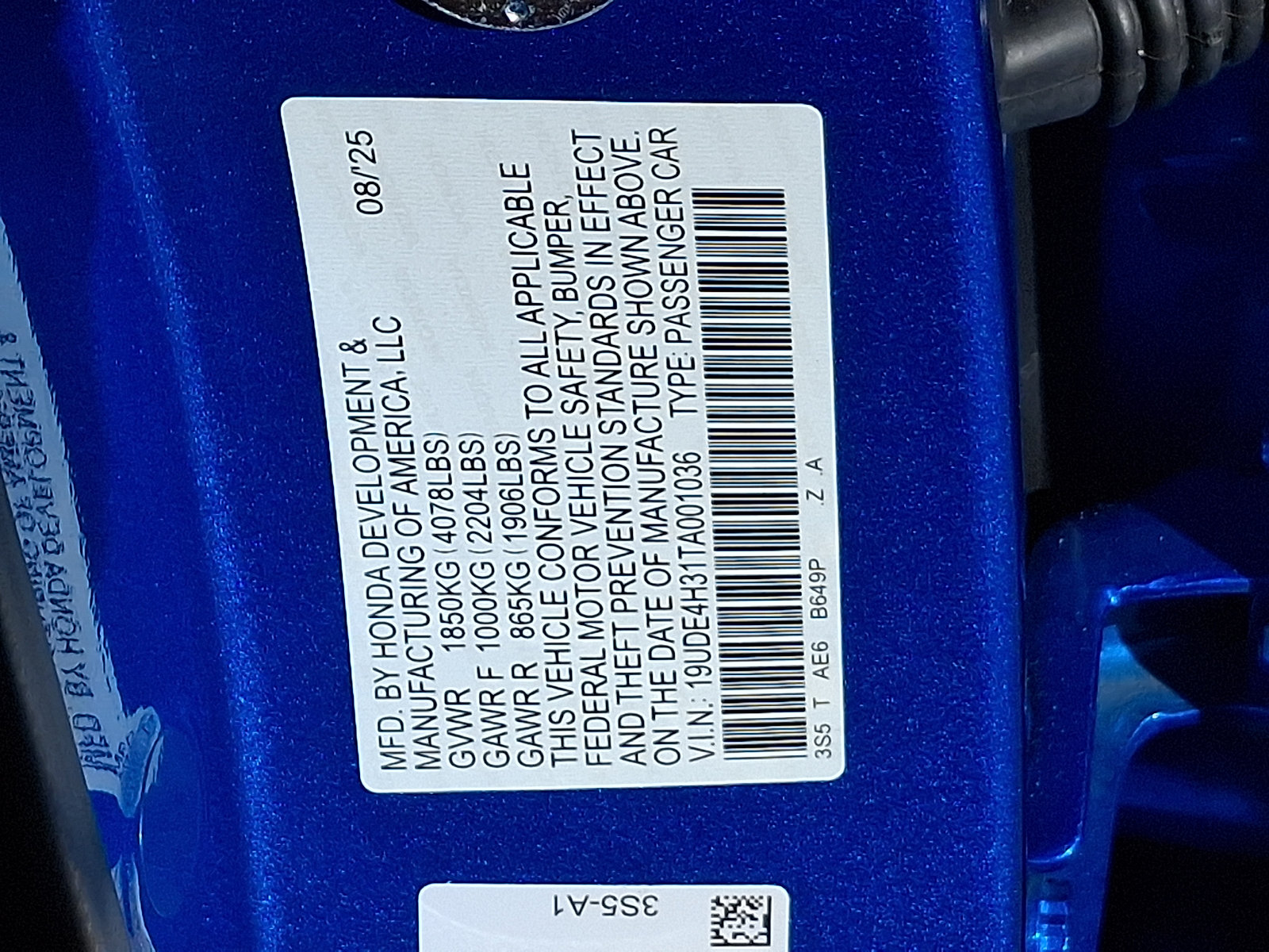Certified 2026 Acura Integra A-Spec FWD image 26