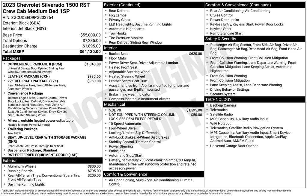 Certified 2023 Chevrolet Silverado 1500 RST w/ Convenience Package II image 7