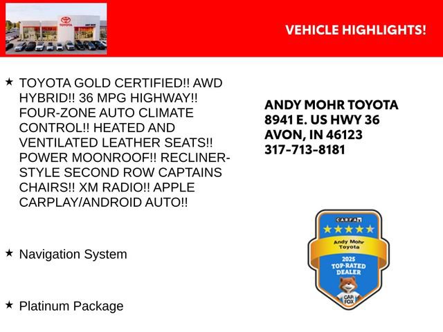 Certified 2023 Toyota Sienna Platinum AWD/4WD video 2