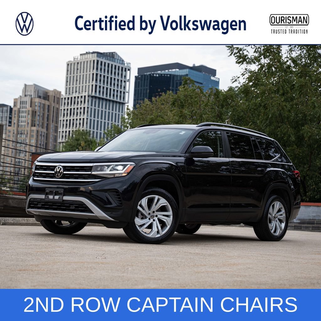 Certified 2023 Volkswagen Atlas SE w/ Panoramic Sunroof Package AWD/4WD image 1