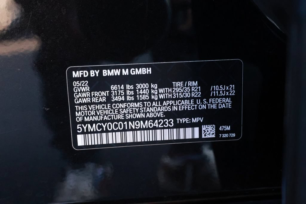 Used 2022 BMW X6 M w/ Competition Package AWD/4WD image 33