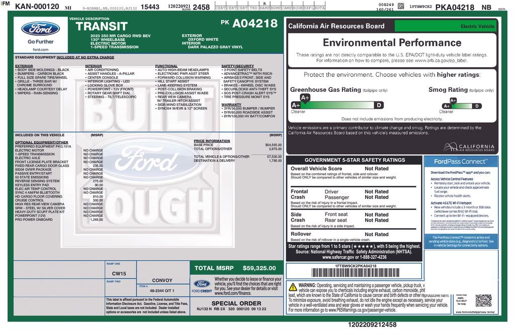 Used 2023 Ford E-Transit Medium Roof image 31
