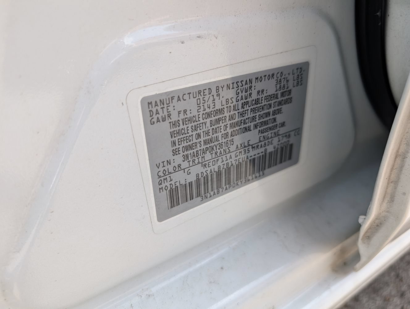 Used 2019 Nissan Sentra S FWD image 25