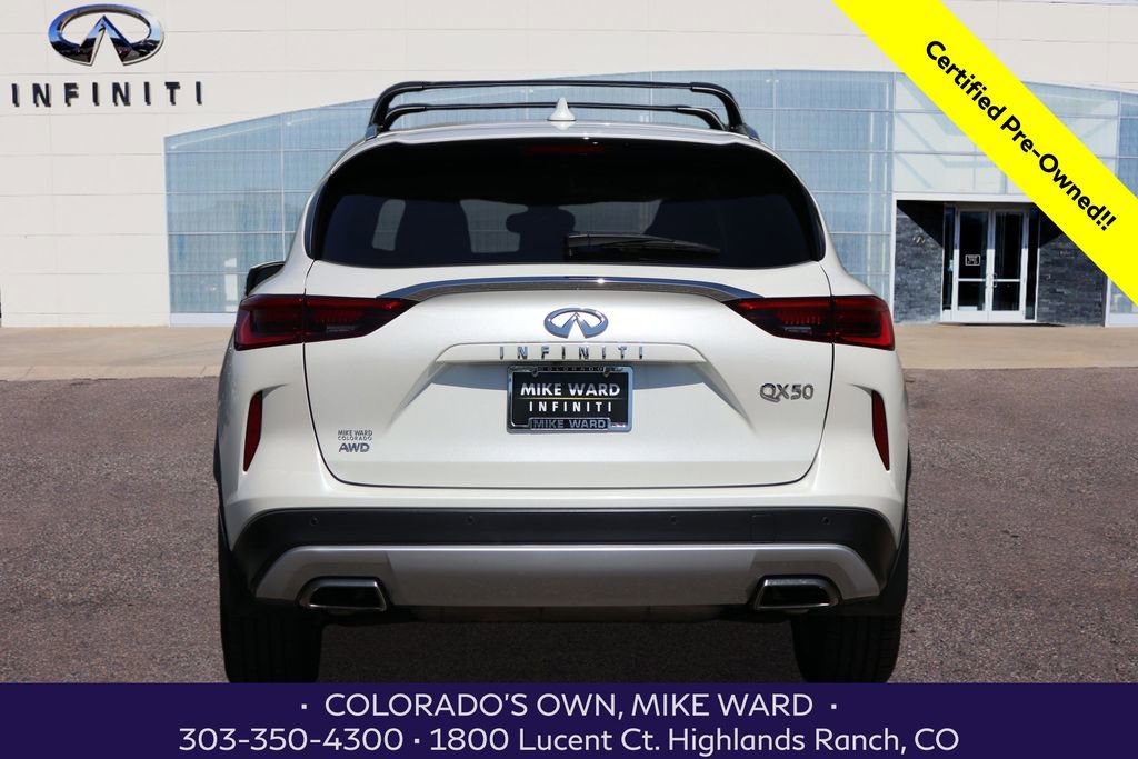 Certified 2020 INFINITI QX50 Luxe w/ Navigation Package image 4