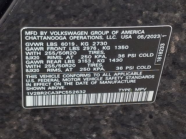 Used 2023 Volkswagen Atlas SEL AWD/4WD image 27