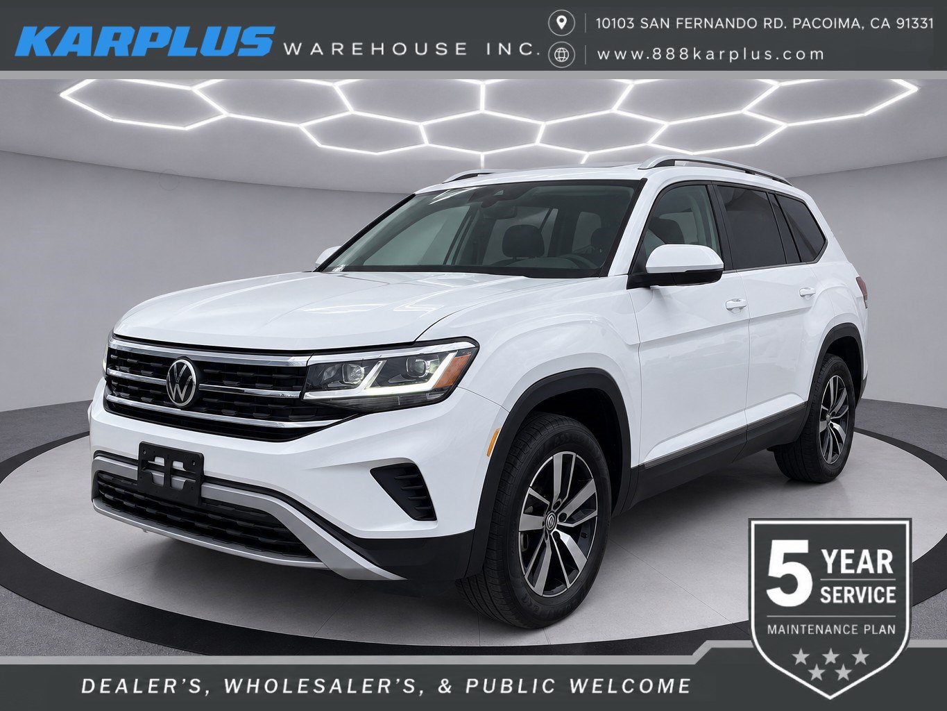 Used 2022 Volkswagen Atlas SE FWD image 1
