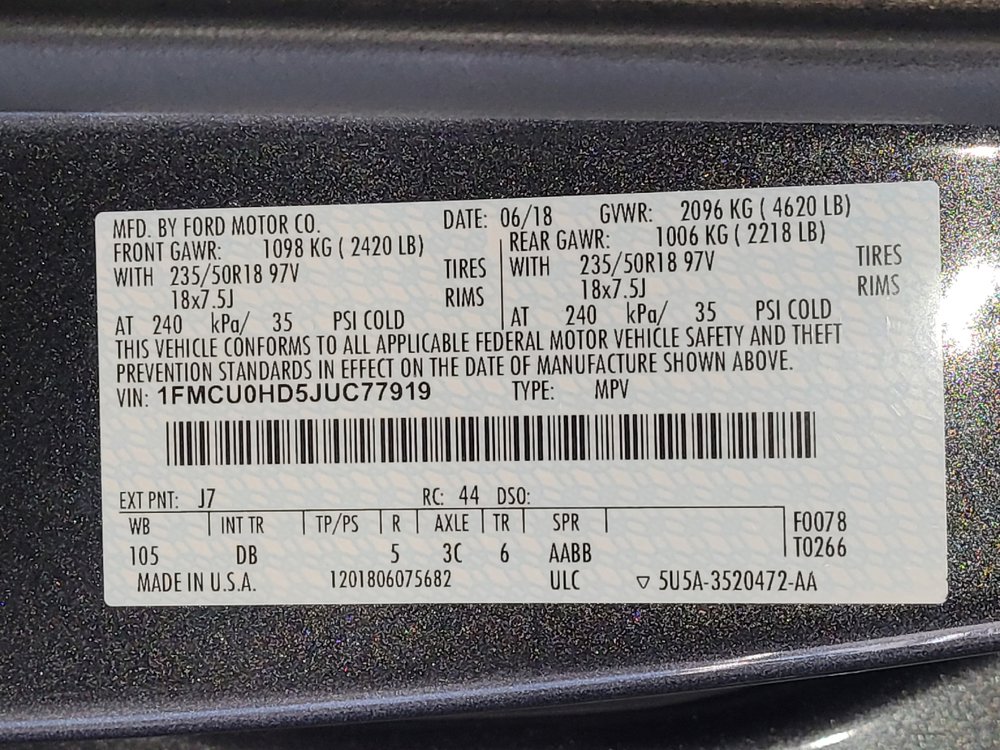 Used 2018 Ford Escape SEL FWD image 33