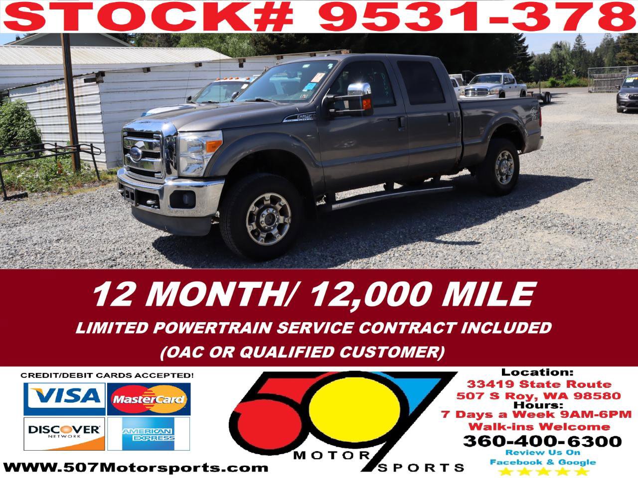 Used 2013 Ford F250 Lariat w/ Chrome Pkg AWD/4WD image 2