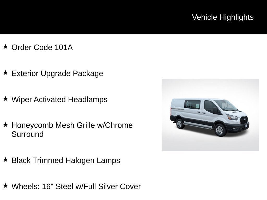 Certified 2024 Ford Transit 250 Low Roof w/ Exterior Upgrade Package RWD image 4