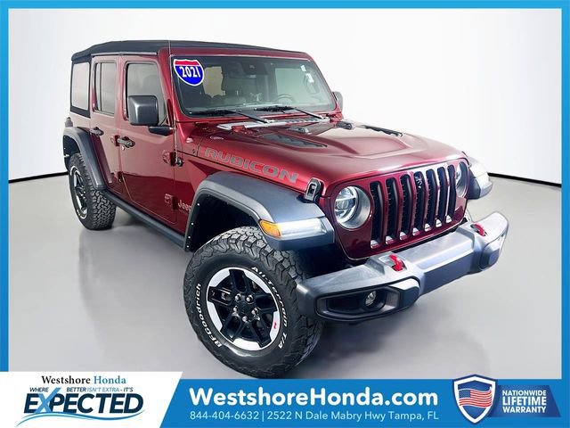 Used 2021 Jeep Wrangler Unlimited Rubicon AWD/4WD image 1