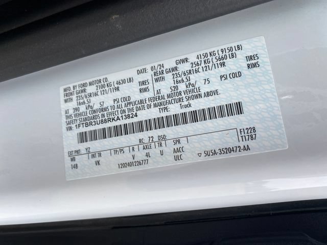 Used 2024 Ford Transit 250 148 High Roof Extended AWD image 22