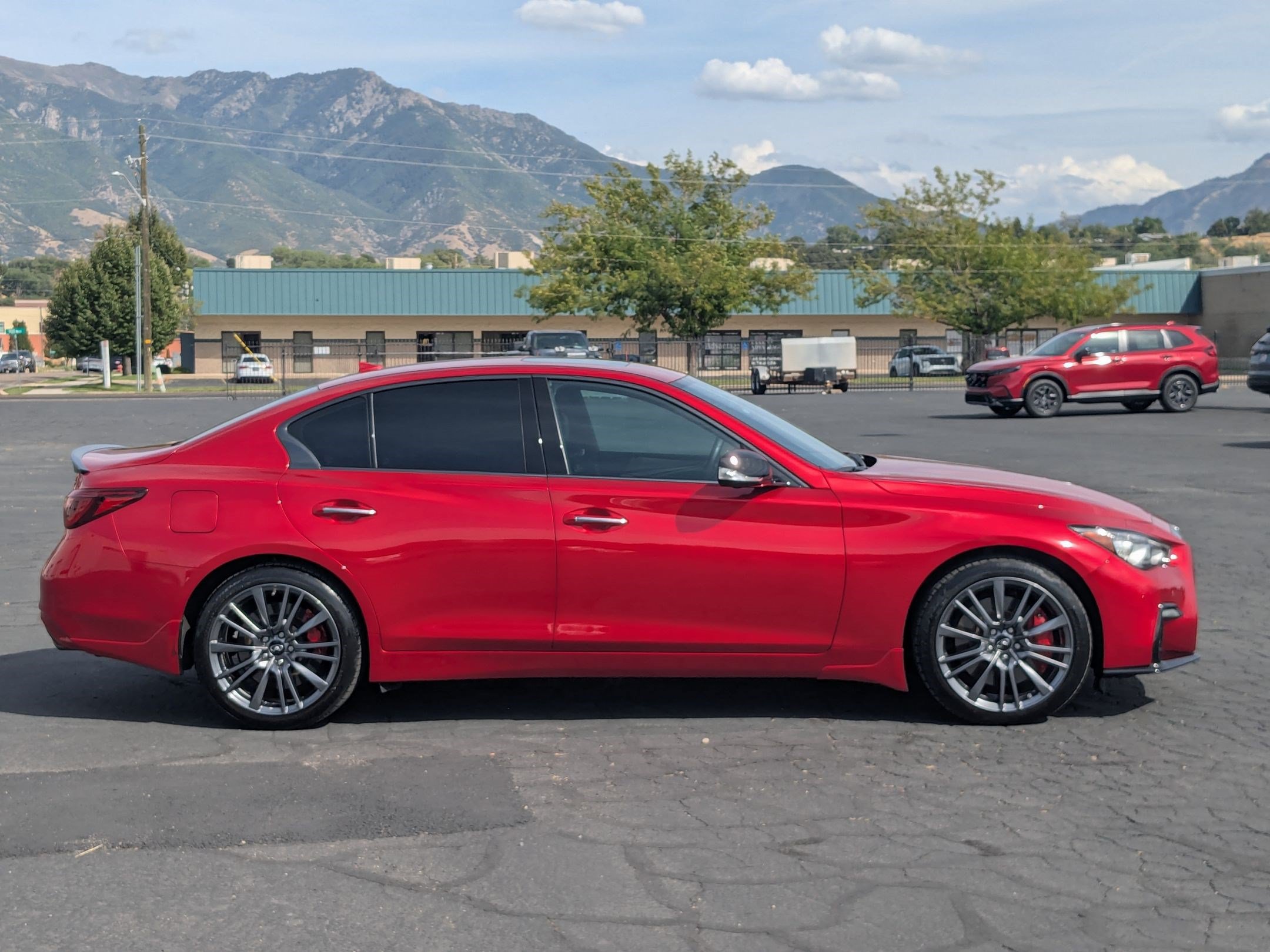 Used 2021 INFINITI Q50 Red Sport 400 AWD/4WD image 2