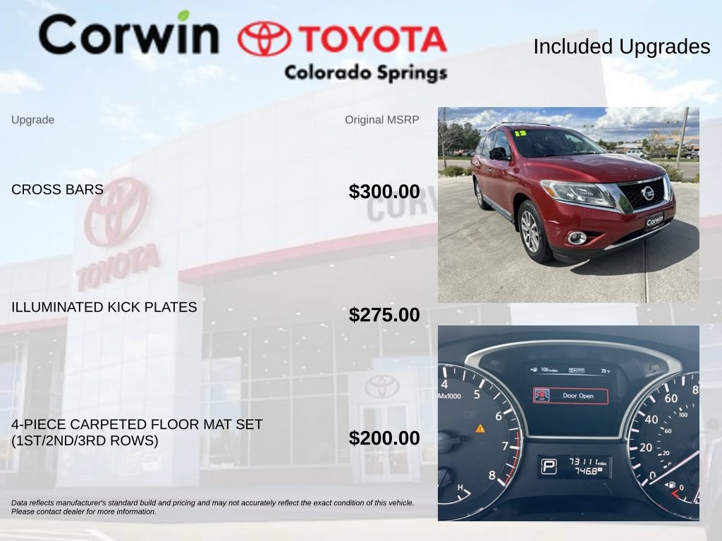 Used 2013 Nissan Pathfinder SL AWD/4WD image 4