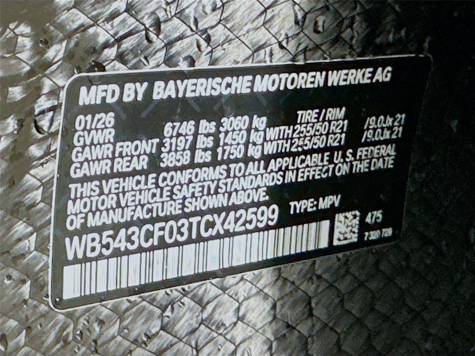 New 2026 BMW iX xDrive45 w/ M Sport Package image 31