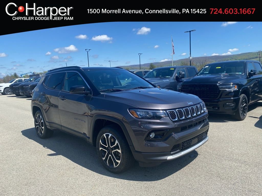 Certified 2023 Jeep Compass Limited w/ Sun and Sound Group