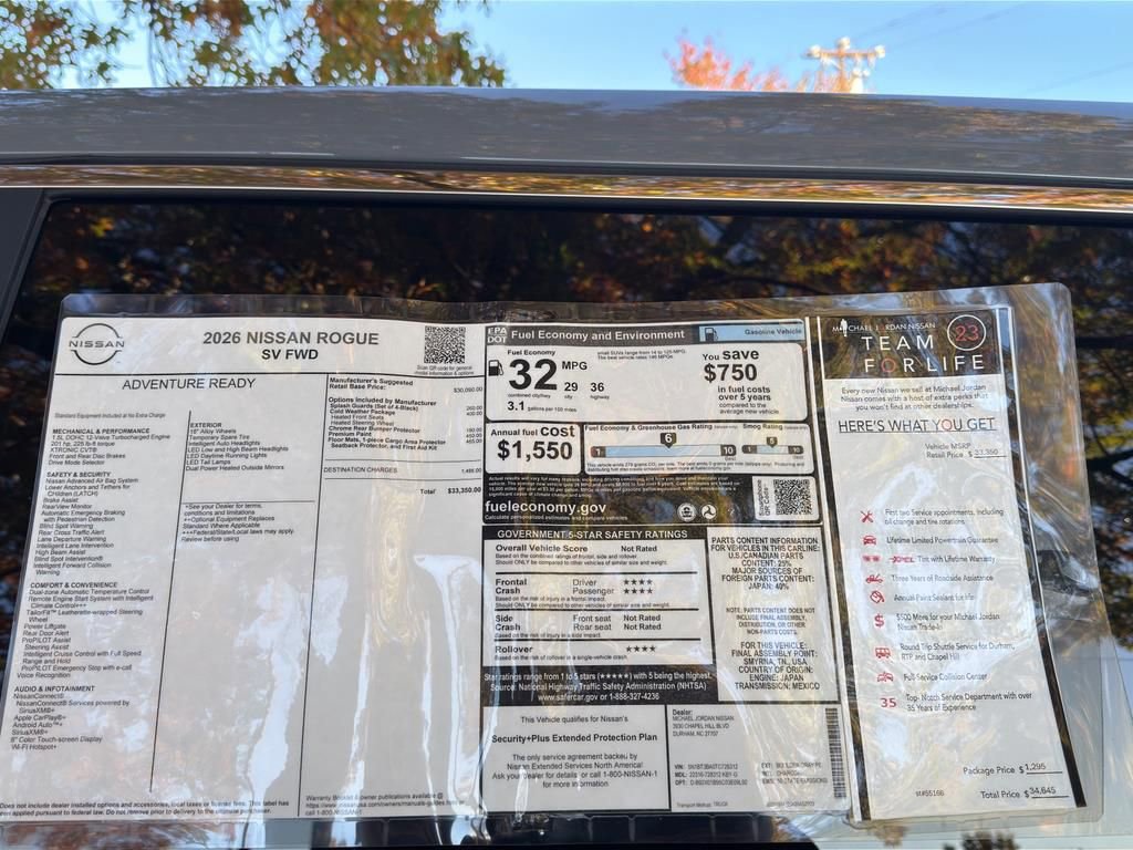New 2026 Nissan Rogue SV image 12