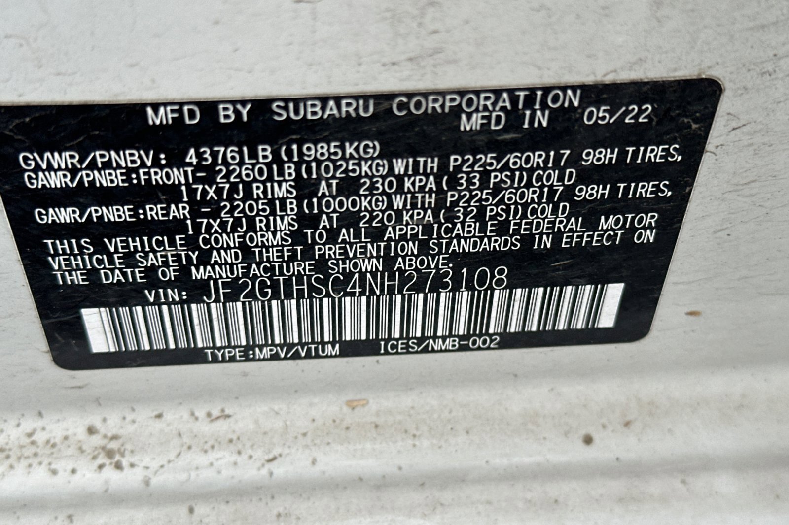 Used 2022 Subaru Crosstrek 2.5i Sport w/ Moonroof Package image 27