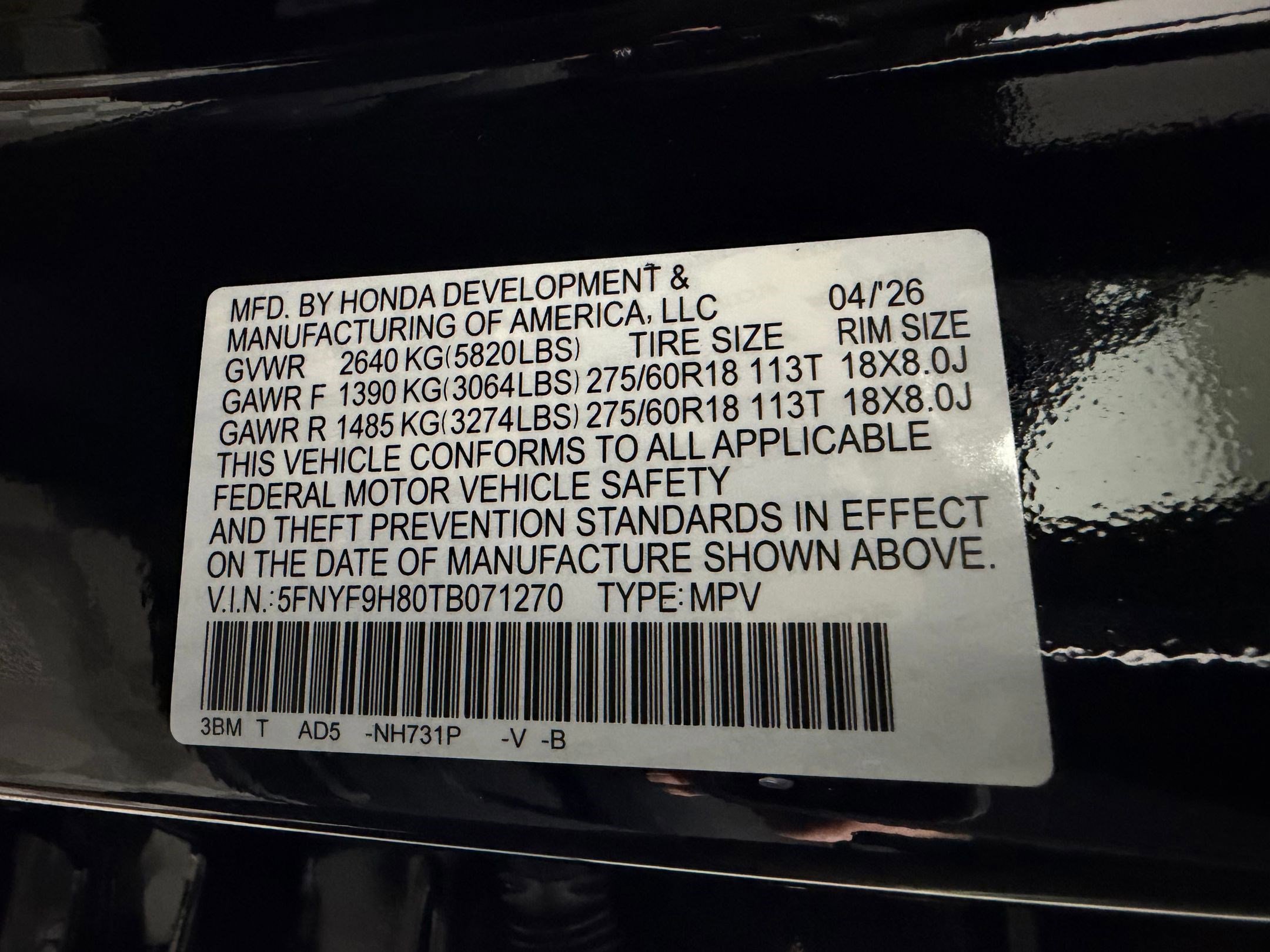 New 2026 Honda Passport TrailSport Elite image 16