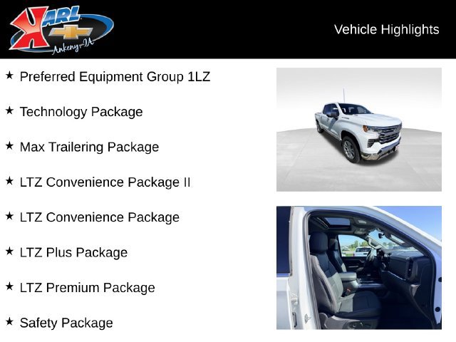 Used 2024 Chevrolet Silverado 1500 LTZ w/ LTZ Premium Package AWD/4WD image 2