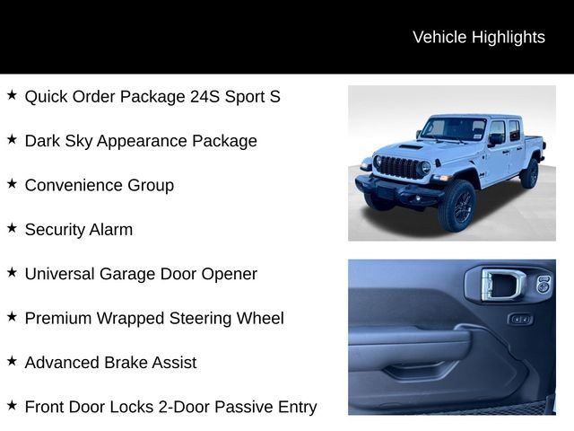 New 2026 Jeep Gladiator Sport AWD/4WD image 8